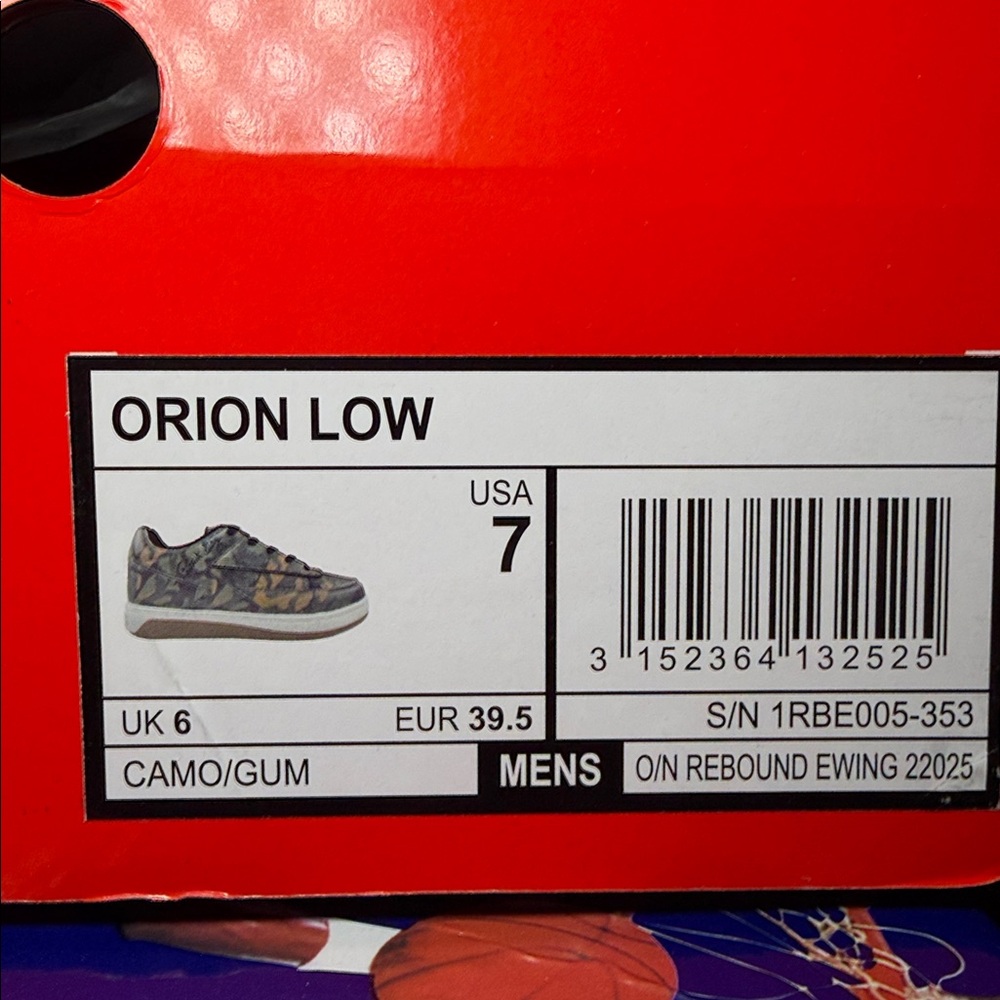 PATRICK EWING ORION REBOUND LO men’s New, never worn in OG box - Picture 9 of 9